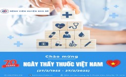 CHÀO MỪNG 70 NĂM NGÀY THẦY THUỐC VIỆT NAM (27/02/1955 - 27/02/2025)