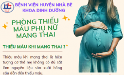 Phòng thiếu máu phụ nữ mang thai